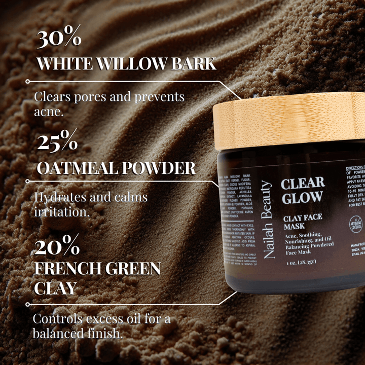 Clear Glow Clay Mask - Nailah Beauty