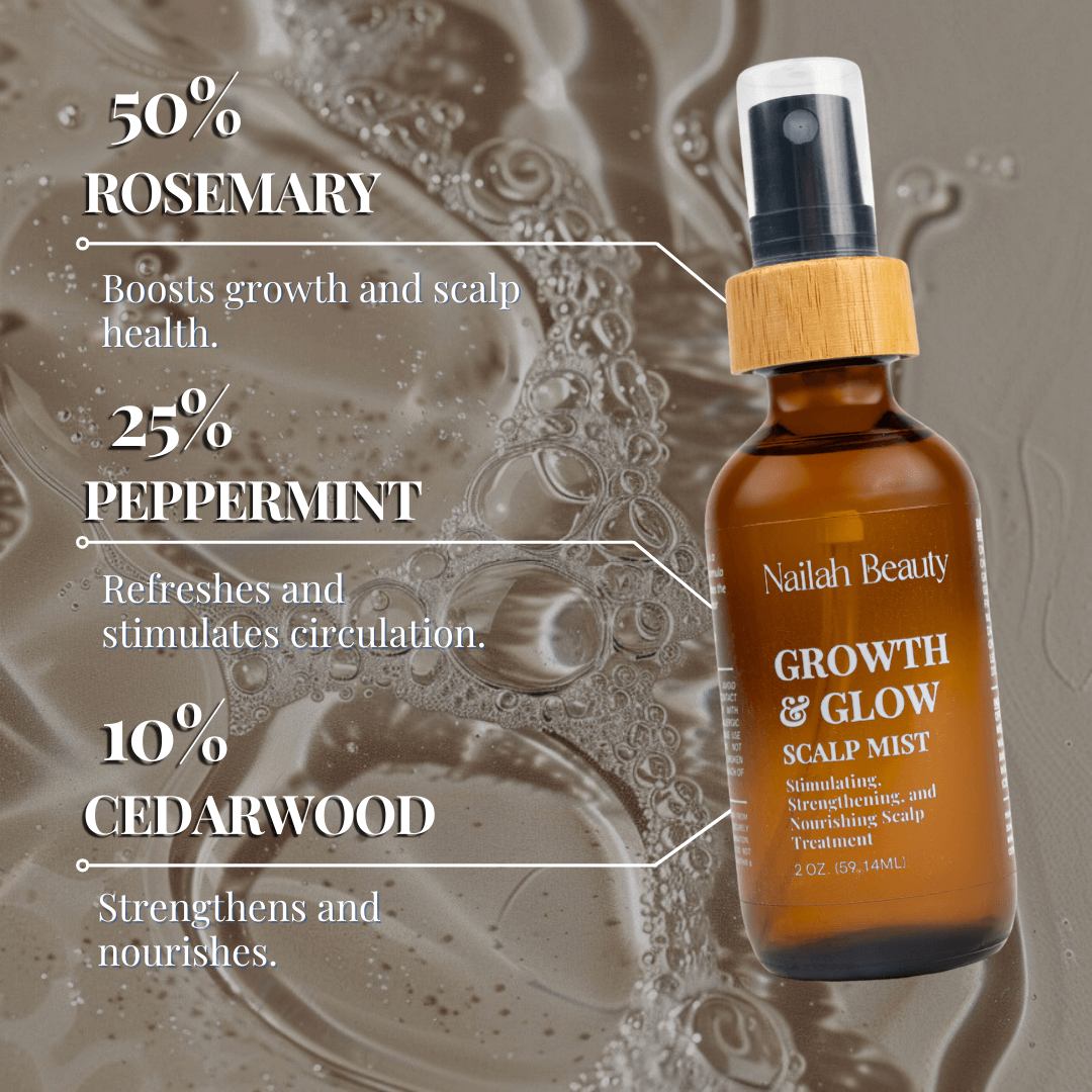 Growth & Glow Scalp Mist - Nailah Beauty